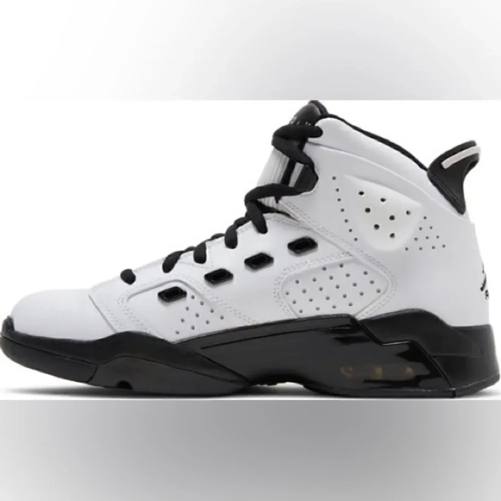 Nike Air Jordan 6 Motorsports White Black Sneakers  Size 12